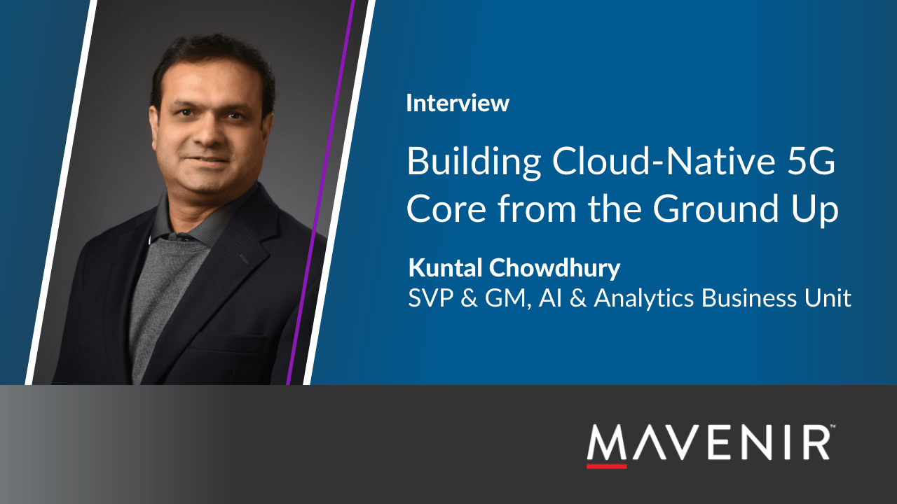Building Cloud-Native 5G CORE from the Ground Up – Kuntal Chowdhury at MWCLA 2019