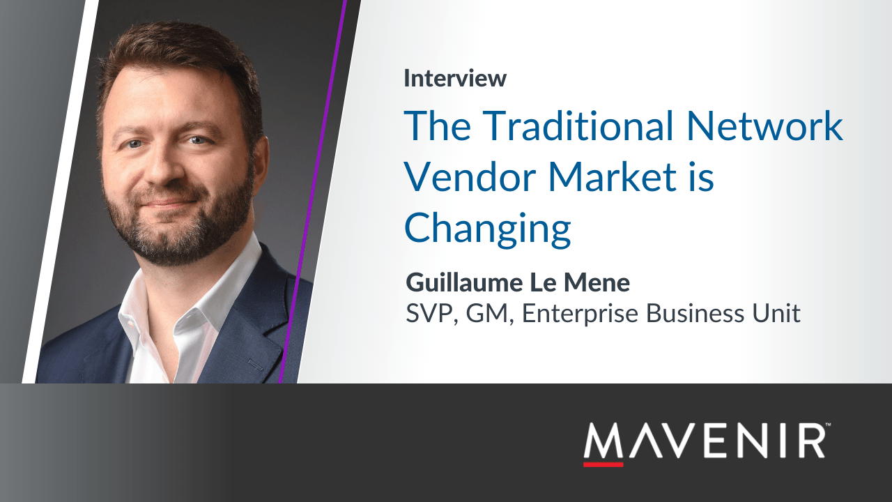 The Traditional Network Vendor Market is Changing