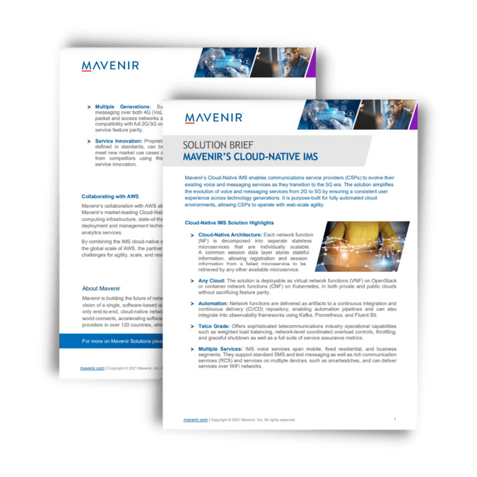 Mavenir’s Cloud-Native IMS
