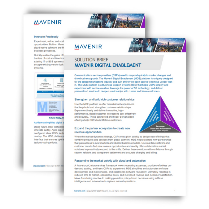 Mavenir’s Digital Enablement