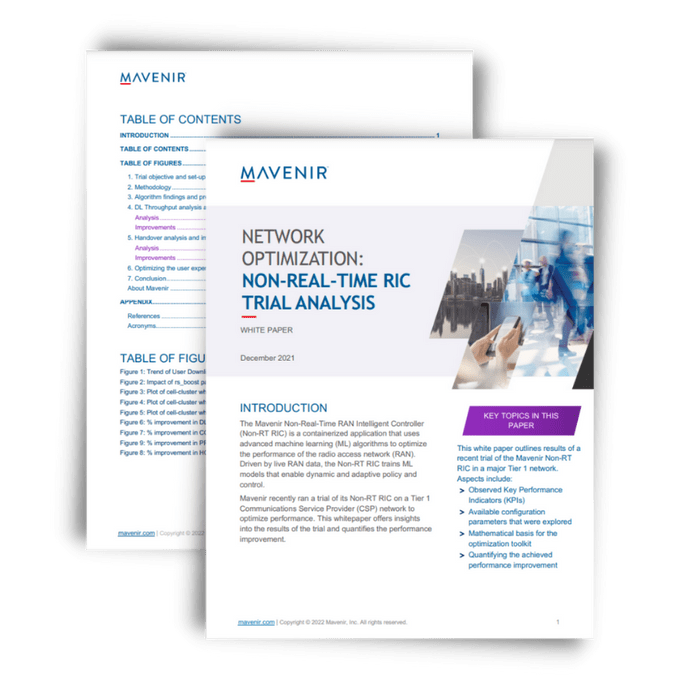 Network Optimization: Non-Real-Time RIC Trial Analysis