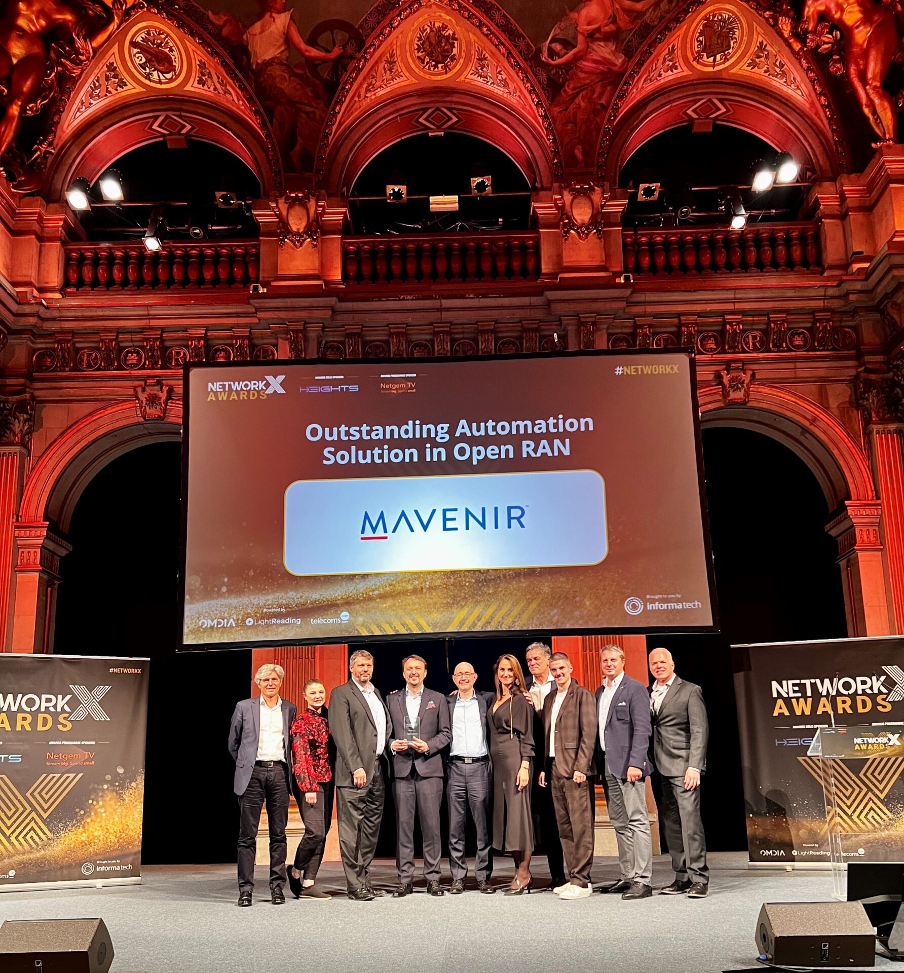 Mavenir wins Network X 2023 award for Outstanding Automation Solution in Open RAN.