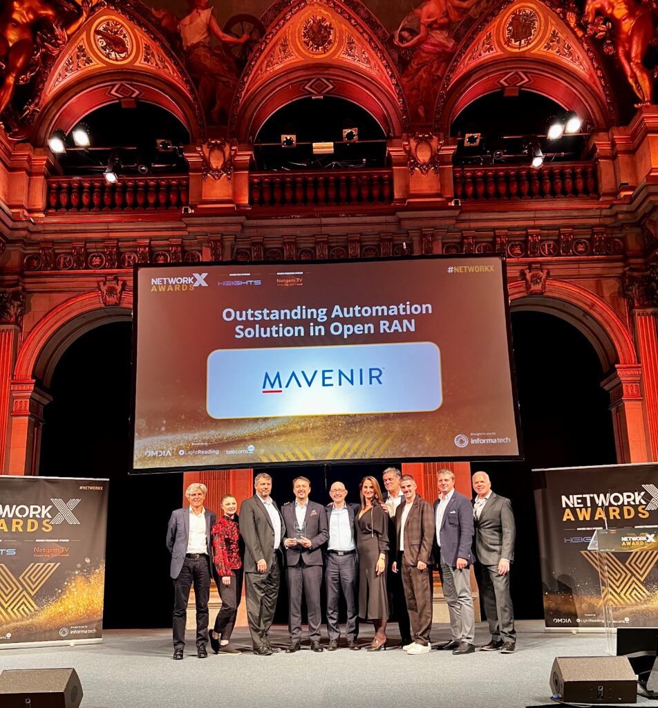 Mavenir wins Network X 2023 award for Outstanding Automation Solution in Open RAN. Mavenir wins Network X 2023 award for Outstanding Automation Solution in Open RAN.