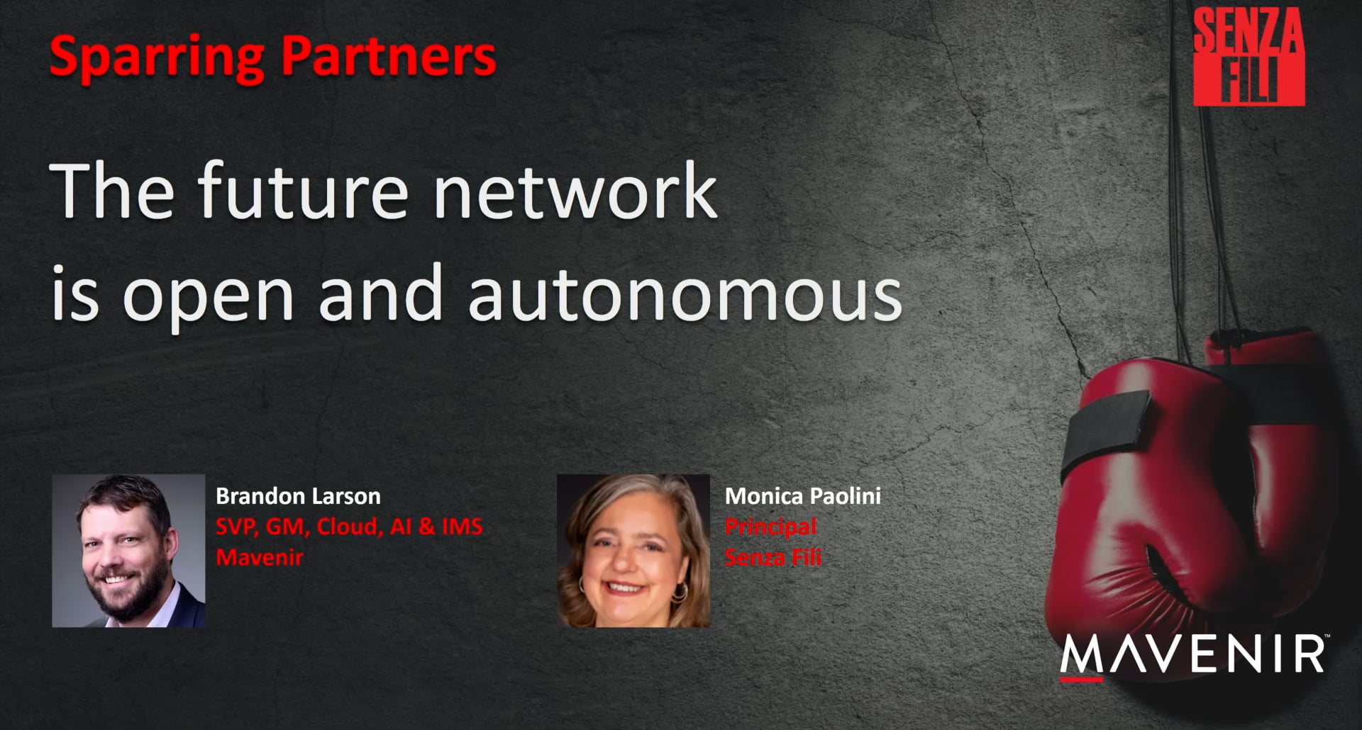 Sparring Partners | The Future Network Is Open and Autonomous