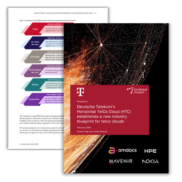 Deutsche Telekom’s Horizontal TelCo Cloud (HTC) Establishes a New Industry Blueprint for Telco Clouds